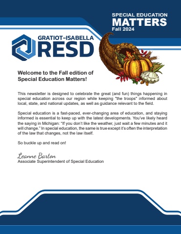 Special Education Matters Fall 2024