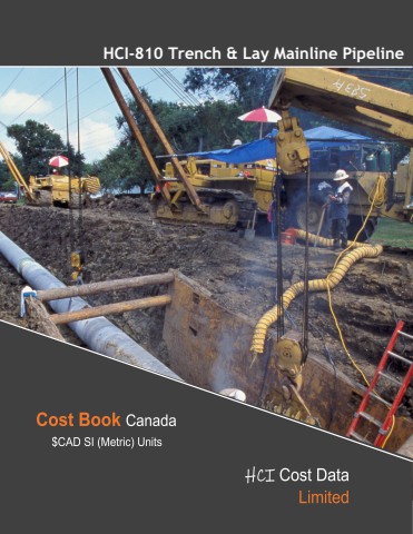 HCI-810.3 Trench & Lay Mainline Pipeline Unit Rates $CAD (Metric)