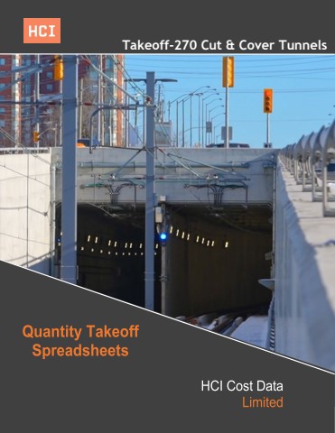 takeoff-270 cut & cover tunnels