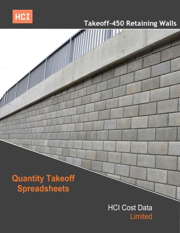 takeoff-450 retaining walls quantity takeoffs