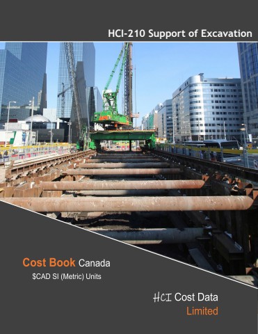 HCI-210.3 Support of Excavation Unit Rates $CAD (Metric)
