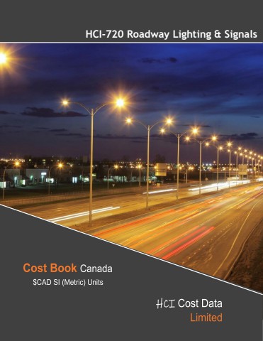 HCI-720.3 Roadway Lighting & Signals Unit Rates $CAD (Metric)