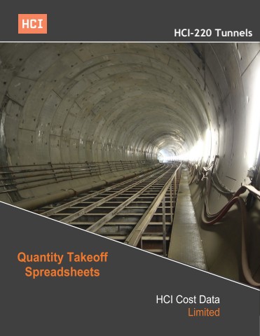 HCI-220 Tunnel Quantity Takeoff Spreadsheets