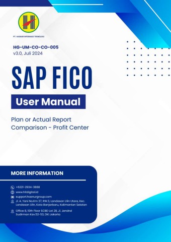 HG-UM-CO-CO-005 Plan atau Actual Report Comparison - Profit Center