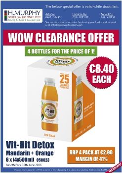 Vit-Hit WOW Clearance Offer - H.Murphy Wholesalers
