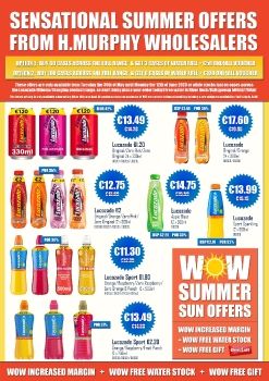 Sensational Summer Offers - H.Murphy Wholesalers