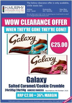 Galaxy Clearance Offer - H.Murphy Wholesalers