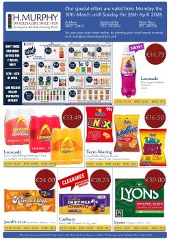 April Retail Offers - H.Murphy Wholesalers