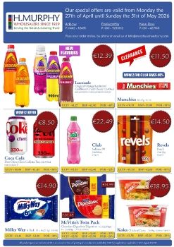 May Retail Leaflet - H.Murphy Wholesalers