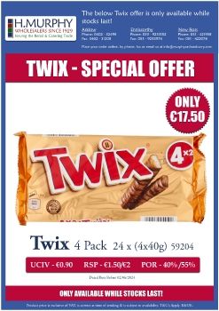 Twix Special Offers - H.Murphy Wholesalers