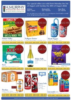 August Special Offers - H.Murphy Wholesalers