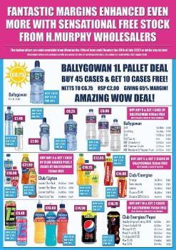 Sensational Free Stock Deals - H.Murphy Wholesalers