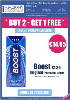 Boost Special Offer - H.Murphy Wholesalers