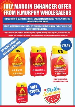 July Special Offers - H.Murphy Wholesalers
