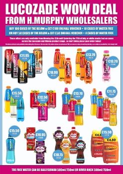 Lucozade WOW Deal - H.Murphy Wholesalers