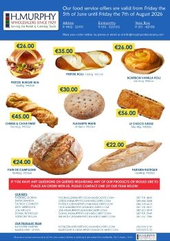 Summer Food Service Offers - H.Murphy Wholesalers