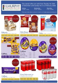 January 2026 Special Offers - H.Murphy Wholesalers
