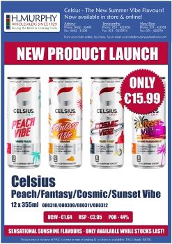 New Product Celsius - H.Murphy Wholesalers