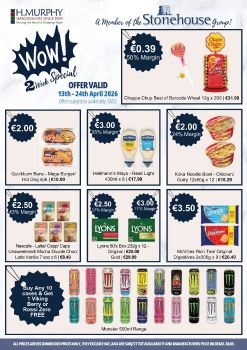 April 2026 WOW Offers - H.Murphy Wholesalers