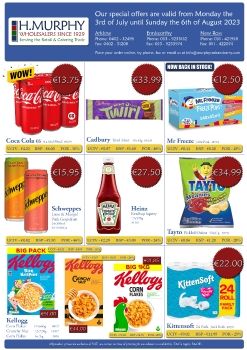 July Retail Offers - H Murphy Wholesalers