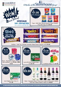 September WOW Offers - H.Murphy Wholesalers