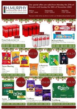 November Special Offers - H.Murphy Wholesalers