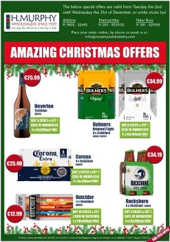 Amazing Christmas Drink Offers - H.Murphy Wholesalers