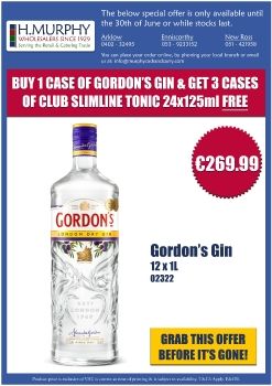 Gordon's Gin Offer - H.Murphy Wholesalers