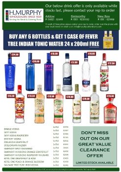 Summer Drink Offer - H.Murphy Wholesalers