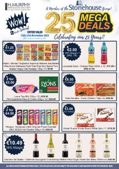 November WOW Offers - H.Murphy Wholesalers