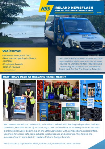 HSS Newsflash October
