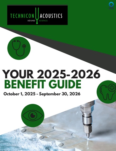 Technicon Acoustics Benefit Guide 2025-2026