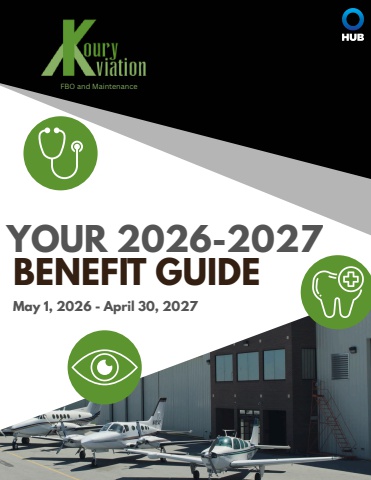 Koury Aviation FBO & Maintenance 2026 Benefit Guide