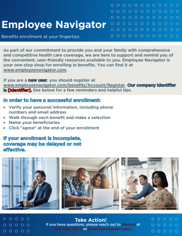 DRAFT Version 2 Employee Navigator Flyer