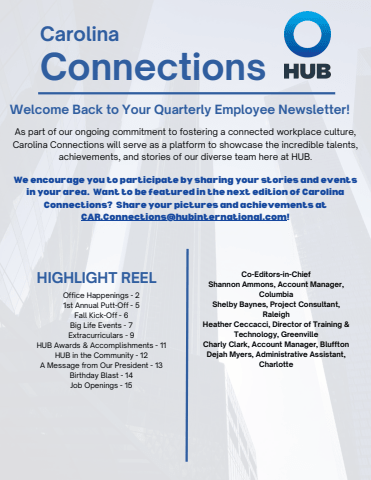 Carolina Connections Q3 Newsletter