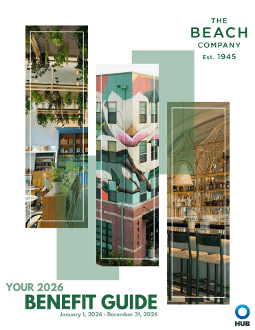 The Beach Company Benefit Guide 2026 English