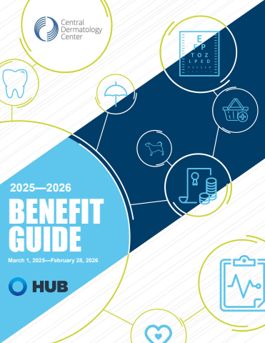 Central Dermatology Cebter Benefit Guide 3.1.26