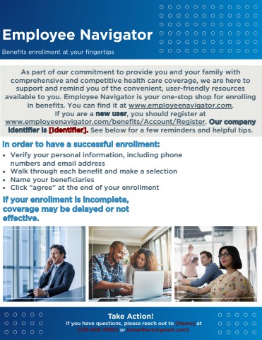 Updated Employee Navigator Flyer