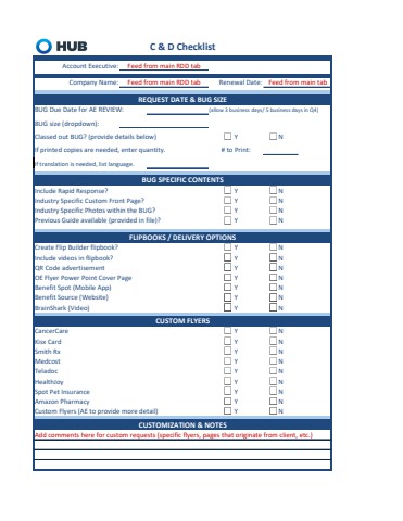 C&D RDD Checklist 7-2-2025