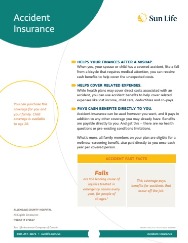 Accident Policy for Allendale County Hospital