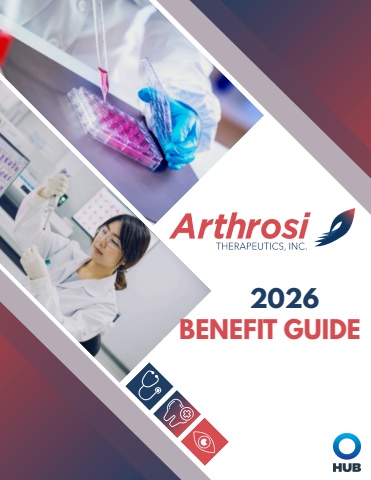 2026 Arthrosi Benefit Guide