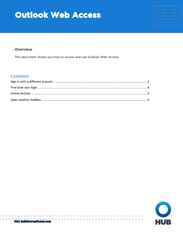 Outlook Web Access