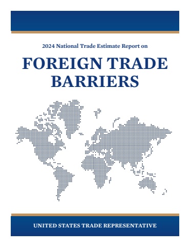 2024 미국 정부기구인 무역대표부(USTR) Report