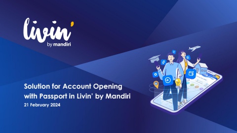 (2024) 만디리은행 골든비자 계좌개설 안내 2024.2 Pembukaan Rekening Golden Visa - Bank Mandiri