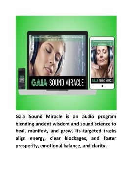 Gaia Sound Miracle™ by Charlotte Delphine Program Audio Digital