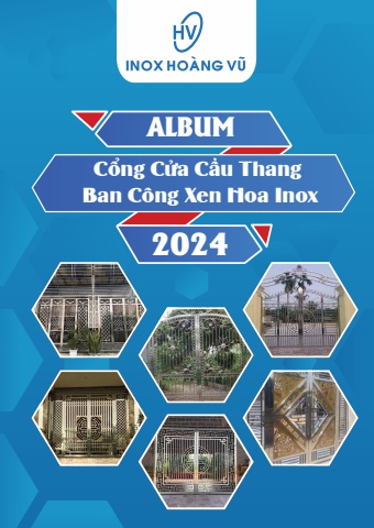 Bộ sưu tập cổng cửa, cầu thang, lan can Inox 2024