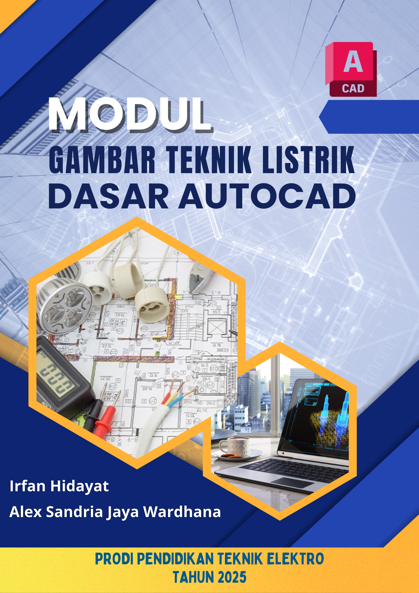 flipbook e-modul dasar autocad