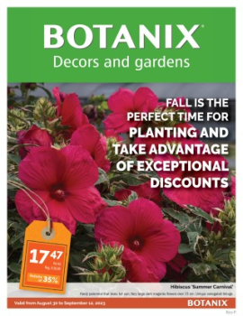 BOTANIX Garden Center Weekly Ad Circular valid from August 30 to September 12, 2023