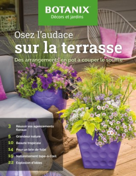Jardineries Botanix - Des arrangements en pot pour la terrasse