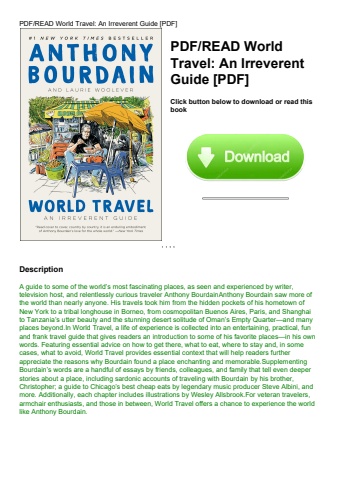 pdfread world travel an irreverent guide [pdf]